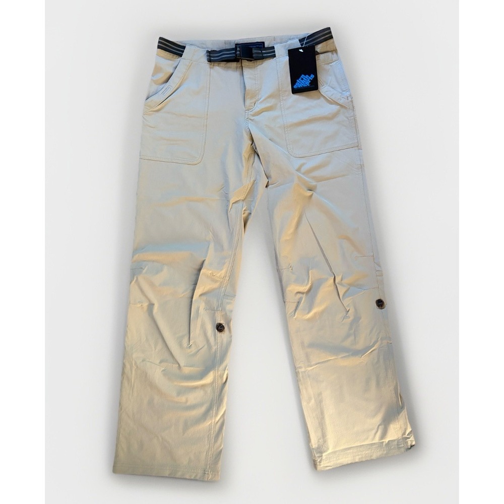 Eastern Mountain Sports Compass pants Womens 10/R Tan EMS 4 Way Stretch Hiking